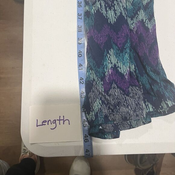 Old Navy Women's NWT Teal Purple Faux Wrap Dress XXL Midi Deep V-Neck Casual - Picture 10 of 12